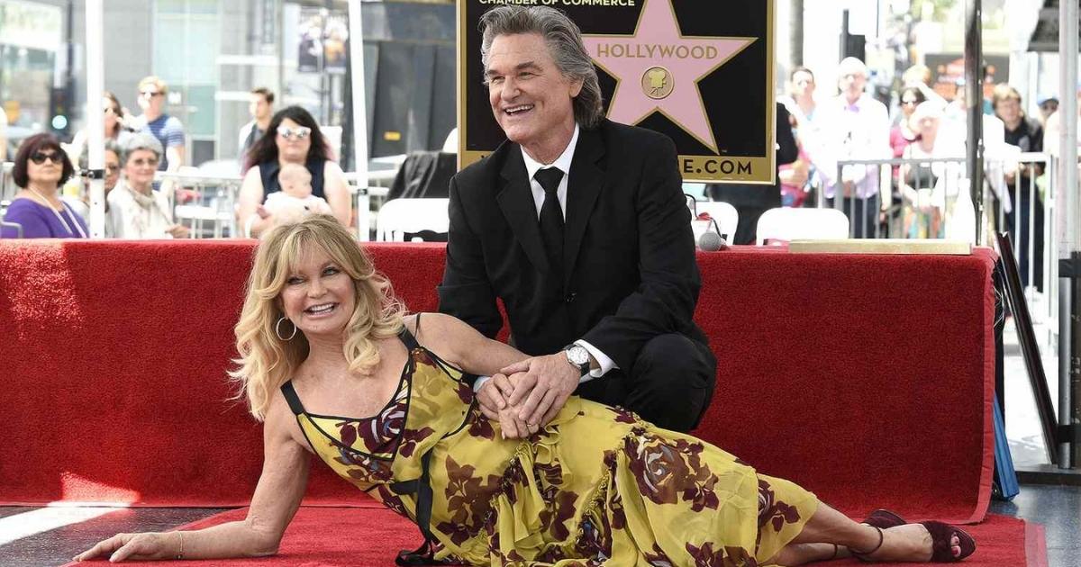 Goldie Hawn and Kurt Russell