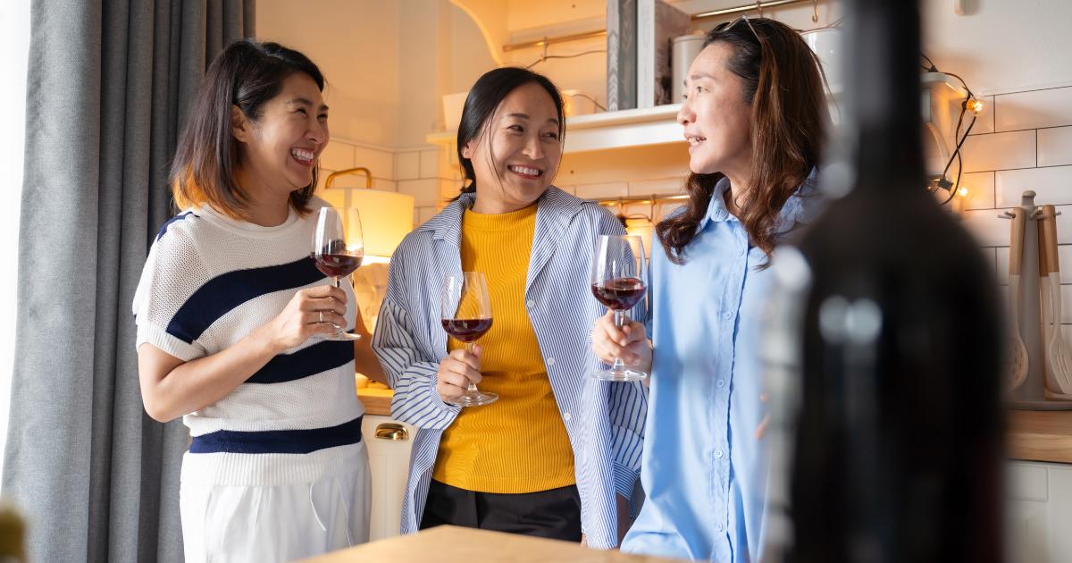 a group of women helping their friend get over a breakup